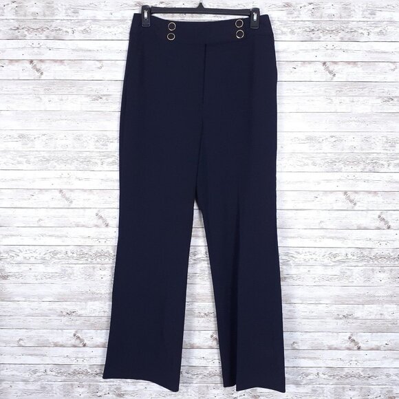 Calvin Klein Pants - Calvin Klein Womens Dress Pants Sz 14 High Rise Navy 308A